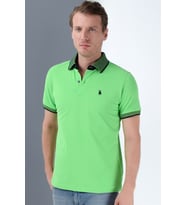 T8566 DEWBERRY ERKEK T-SHIRT-YEŞİL