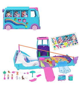 JCC22 Polly Pocket Hayvancıkların Karavan Macerası Oyun Seti