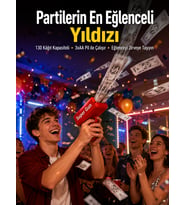 Partiler ve Sosyal Medya İçerikleri İçin Etkili Kâğıt Atma Oyuncağı Yeni Nesil