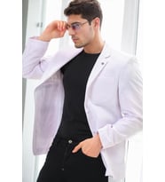 C5059 DEWBERRY ERKEK CEKET-BEYAZ