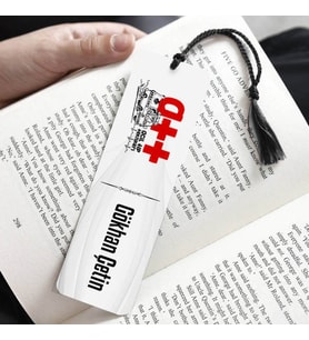 İsme Özel Acil Tıp Teknikeri Kitap Ayracı