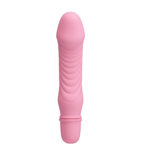 MorGece 10 Modlu Realistik Başlıklı Spiral Desenli Mini Silikon Vibratör