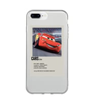 Iphone 7 Plus / 8 Plus Uyumlu Cars Mcqueen Desenli Şeffaf Telefon Kılıfı
