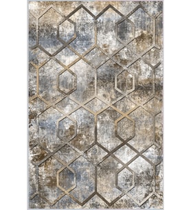 Eliana Home Baskılı, Yıkanabilir Kaymaz Taban Salon Halısı LNA1118 100x150 cm (Bej)