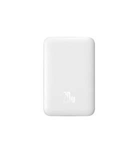 Baseus MgSafe Mini Overseas Edition Beyaz 10000 mAh Hızlı Şarj Kablosuz Powerbank-OUTLET