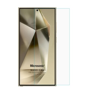 Microsonic Samsung Galaxy S24 Ultra Nano Glass Cam Ekran Koruyucu (Renksiz)