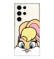 Samsung Galaxy S24 ULTRA Uyumlu Lola Bunny Desenli Şeffaf Telefon Kılıfı
