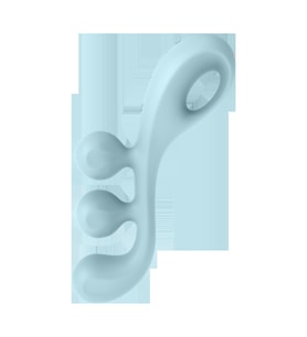 Tri Ball 2 Light Blue Güçlü Titreşimli 3 Motorlu G-spot Vibratör