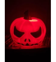 Halloween Cadılar B. Işıklı Balkabağı Beyaz10x8cm