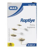 Mas 40'Lı Sarı Pirinç Kaplı Raptiye 305