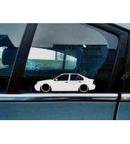 Bora 1.8t Kelebek Cam Oto Sticker 2 Adet