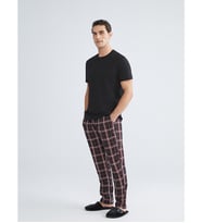 LC WAIKIKI Kırmızı Standart Kalıp Ekose Erkek Pijama Alt