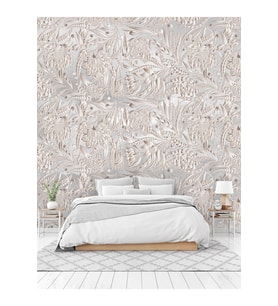 Dreamwall 3D Çayır Desenli Isı Ve Ses Yalıtımlı  Sağlıklı Tekstil Duvar Kağıdı (Çok Renkli)
