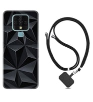 Tecno Camon 16 18P Pova Kılıf Boyun Askılı Silikon Prizmalar 1782