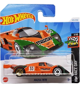 Hot Wheels - Mazda 787B - Hw Race Day 7/10 - Htc79 - Short Card - Spor Araba - Brembo - Mattel 2024 (Çok Renkli)