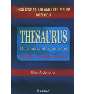İngilizce Eş Anlamlı Kelimeler Sözlüğü-Thesaurus