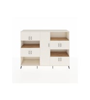 Hyperion Dolap 10 Raflı 9 Kapaklı 220x44x163 Aytaşı-Aytaşı/Çam