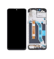 Oppo Realme 6İ ile Uyumlu Lcd Ekran Dokunmatik Çıtalı Rmx2040 (Siyah)