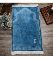 İsminizi Seccadeye Nakşediyoruz ,İsme Özel Seccade Zümra Turkuaz 65x115 cm - 430 gr İsminizi Seccadeye Nakşediyoruz ,İsme Özel Secca