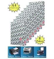 Fotokopi Kağıdı A4 80 gr 500 lü 8 Paket Copierbond Fotokopi Kağıdı Lazer İnkjet ve Fotokopi Makineleri İçin Uyumlu (Beyaz)