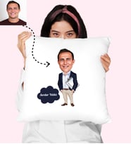 Organizatör Karikatürlü Kişiye Özel Yastık
