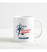 Elektrik Mühendisi Kupa Bardak (1. Tasarım) (Beyaz)