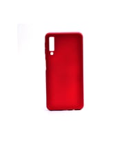 Samsung Galaxy A7 2018 Uyumlu Kılıf Zore Premier Silikon Kapak (Kırmızı)