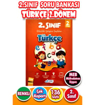 2.Sınıf Türkçe 2.Dönem - Etkinlikli Çalışma ve Soru Bankası Kitabı