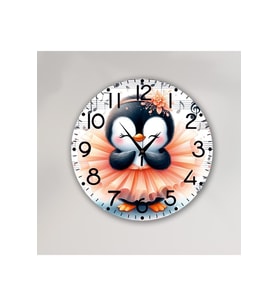 bilge Tasarım Çocuk Odası Duvar Saati 30 x 30 CM (Çok Renkli)