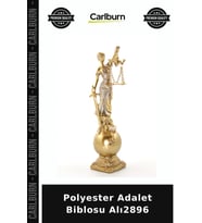 Özel Üretim Ofis Hediyesi Dekoratif Hukuk Salon Polyester Adalet Biblosu Alı2896