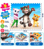 Konuşan Kedi Tom Eva Yer Matı