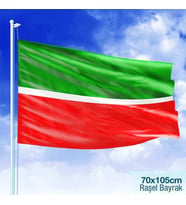Tataristan Cumhuriyeti Bayrağı -Türk Devletleri Bayrak -70x105 cm