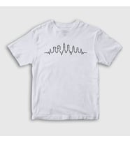 Presmono Unisex Çocuk Beyaz Heartbeat Chess Satranç T-Shirt 334287tt (Beyaz)