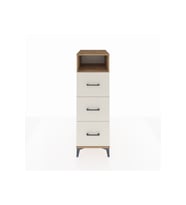 Kronos Dolap Tek Raflı 3 Çekmeceli 44x59x134 Çam-Aytaşı