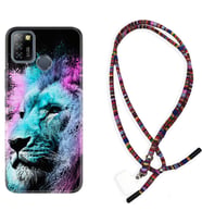 INFINIX Smart 4 5 6 Zero 8 S5 Pro Kılıf Boyun Asklı Rasta Silikon Pink Blue Leon 1603