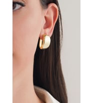 GÜMÜŞ ALTIN GOLD KAPLAMA OVAL SADE DÜZ MODERN KÜPE