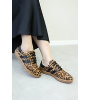 Hakiki Deri  Kadın Casual Ayakkabı 182ZA2324 (Leopar)