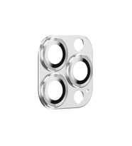 Apple iPhone 13 Pro Max Uyumlu Zore CL-03 Kamera Lens Koruyucu (Gümüş)