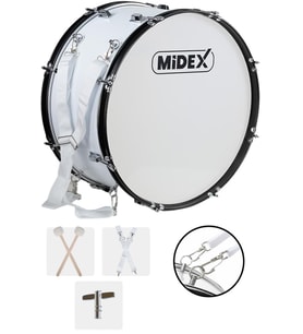 Midex BND-24 Bando Davulu 24 inç 61 cm Çap Profesyonel Bass Davul Seti
