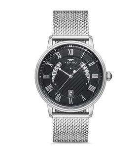 Ferro Gümüş Hasır Kordon Erkek Kol Saati F11050C-1117-A2 F11050C-1117-A2