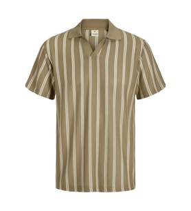 Jack & Jones Premium JPRBLUHARRY Polo Yaka Tişört – Kısa Kollu ve Nefes Alabilir Kumaş (Bej)
