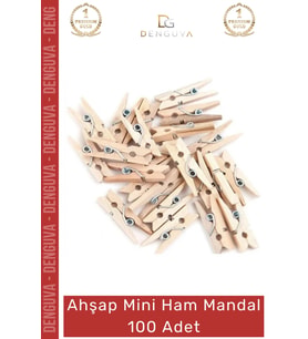 #Mandal Doğal Ahşap Mini Dekoratif Hobi Kendin Yap DIY Süsleme Süslemelik Ham Mandal 100 Adet
