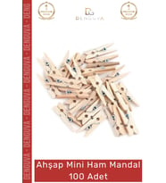 #Mandal Doğal Ahşap Mini Dekoratif Hobi Kendin Yap DIY Süsleme Süslemelik Ham Mandal 100 Adet