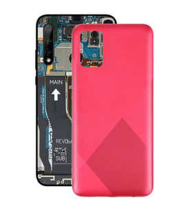 Samsung Galaxy A02s Arka Pil Batarya Kapağı SM-A025F (Kırmızı)