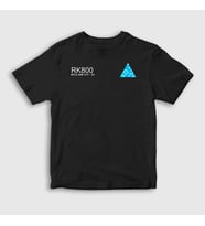 Presmono Unisex Çocuk Siyah Connor Rk800 Detroit Become Human Oyun T-Shirt 446812tt