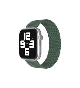Apple Watch 38mm Ayarlı Solo Silikon Kordon - Haki Yeşil