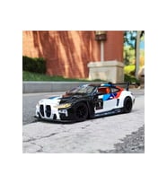 1:24 BMW M4 GT3 Diecast Model Araba Açılan Kapılar BMW M4 Yarış Arabası Modifiyeli Diecast Araba