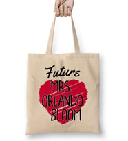 Future Mrs Orlando Bloom Love Heart Bez Çanta Uzun Saplı