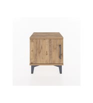 Arges Komodin Tek Raflı Tek Kapaklı 44x30x48 Çam-Çam