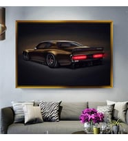 Altın Çerçeveli dekoratif tablo a489 (Gold)